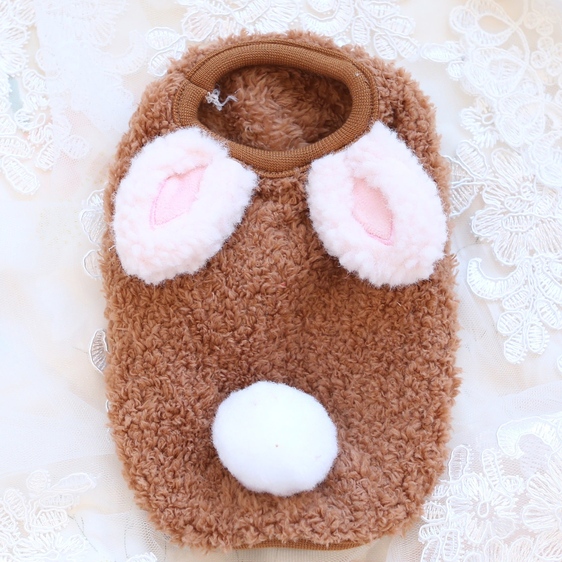 Autumn and winter kittens puppies milk dogs milk cats keep warm winter clothes small vest double-sided velvet small body than bear Yorkshire