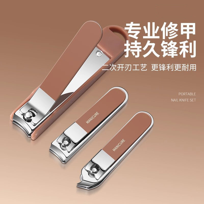 Anti-splash nail clippers nail clippers set home 5 new nail clippers pedicure trimmer nail industry