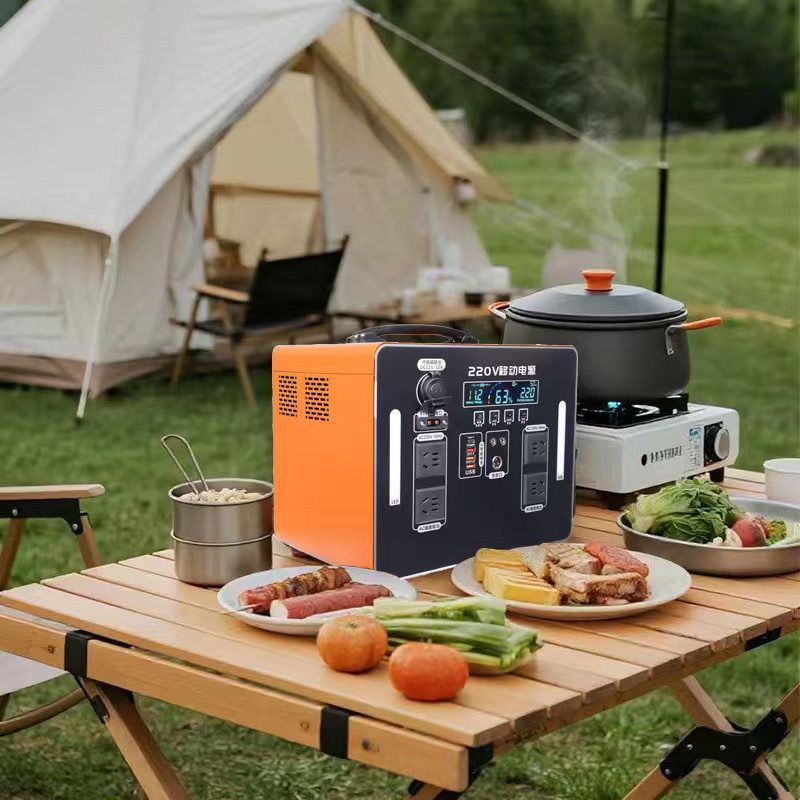 220 outdoor power supply mobile high-power live broadcast stall camping emergency portable home large-capacity self-driving tour