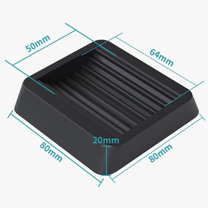 Universal wheel fixing pad Pulley holder Wheel fixing foot pad Computer accessories Swivel chair roller anti-skid pad Card pad