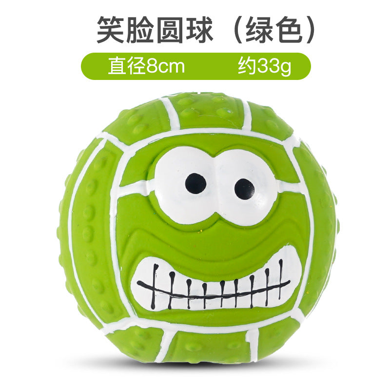Wholesale Pet Latex Toys Filled Cotton Latex Rugby Football Volleyball Sound Dog Toys Pet Toys