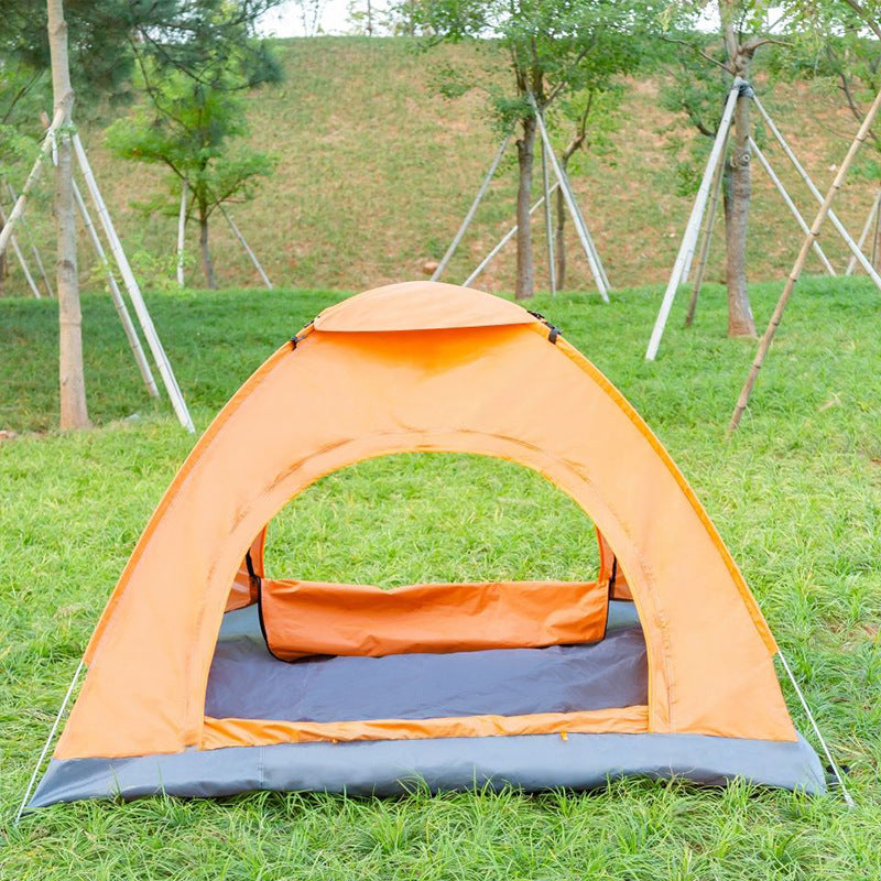 Outdoor portable mosquito-proof camping picnic equipment tent throw away one throw away installation-free second quick open fully automatic tent