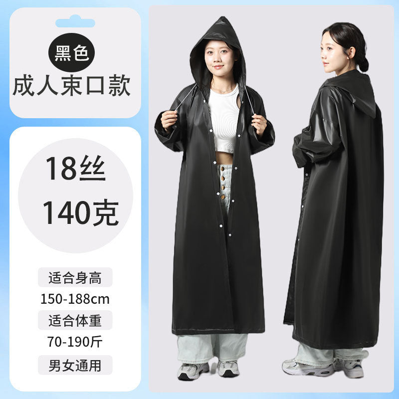 Raincoat Thickened Long Disposable Children Adult Portable Poncho Full Body Rainstorm Men's and Women's Travel Outdoor Portable