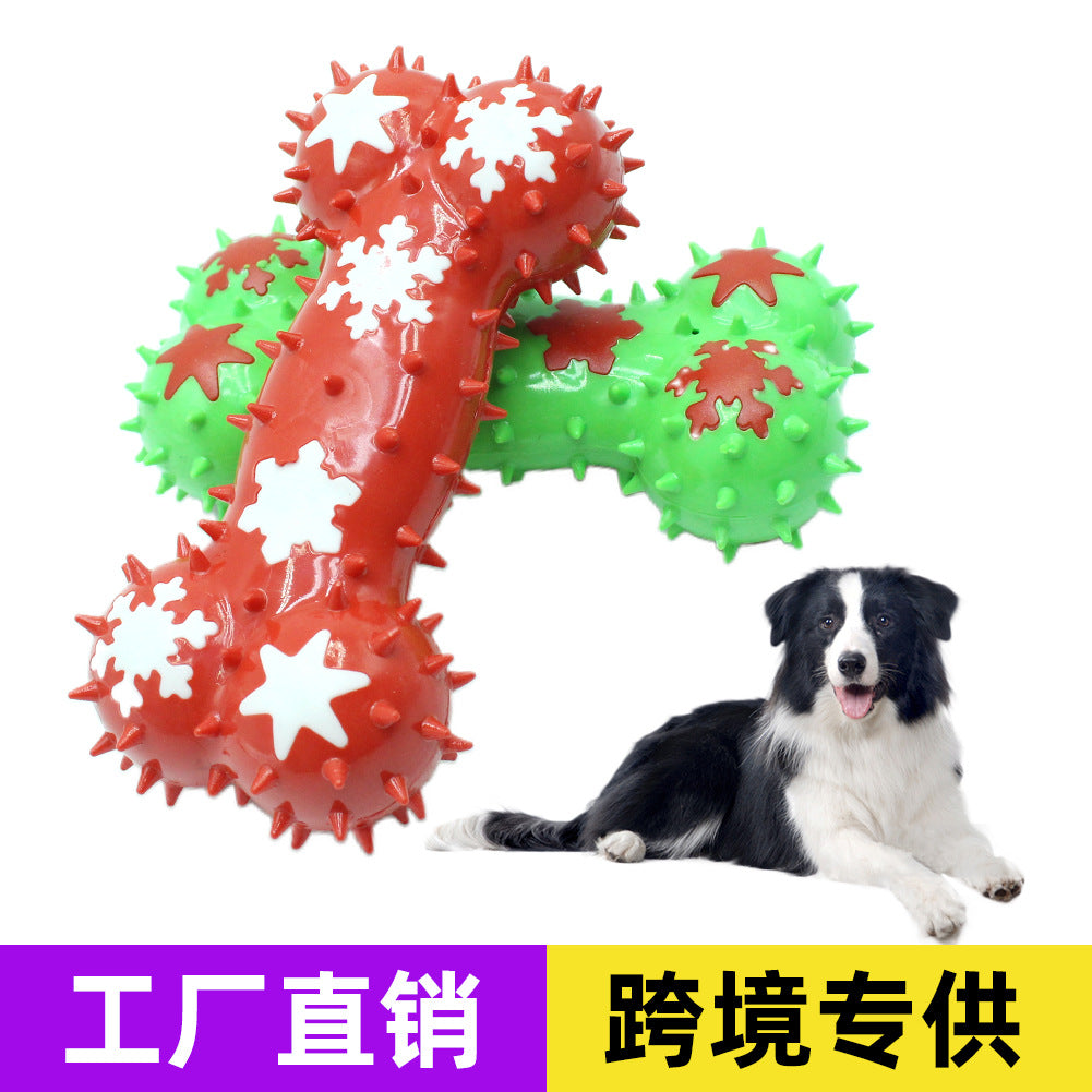 Pet supplies factory wholesale Amazon popular dog toy molar stick can't bite bad toy ball leaks Frisbee