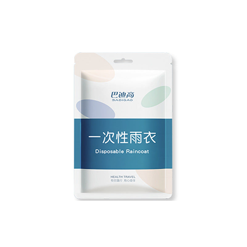 Disposable raincoat Adult children Outdoor travel Mountaineering hiking Thickened long full body rainstorm proof portable poncho