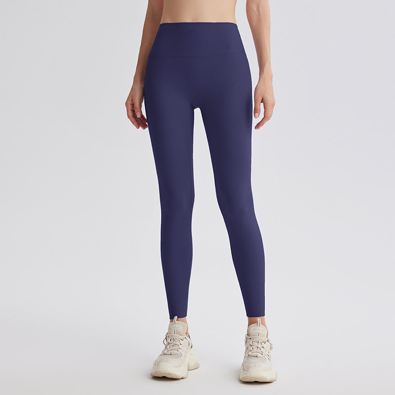 Upgrade the sixth generation of double-sided abraded shark pants, high-waisted nude yoga clothes, running sports fitness pants, hip-lifting yoga pants.