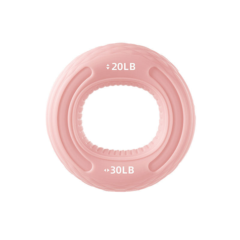 Double strength silicone grip ring exercise arm hand five finger strength rehabilitation flexible training grip ring