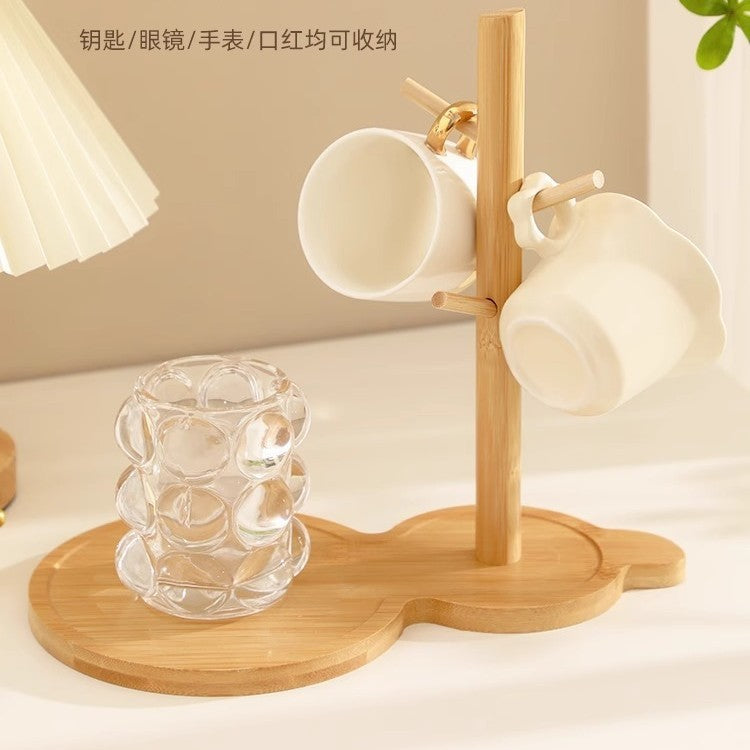 Housewarming new home gift key storage porch rack home decoration wholesale bracket wooden storage ornament