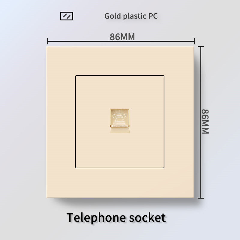 Foreign trade Hong Kong and Macao British 13A socket USB with Type-c plug + British standard electrical switch PC flame retardant panel plug