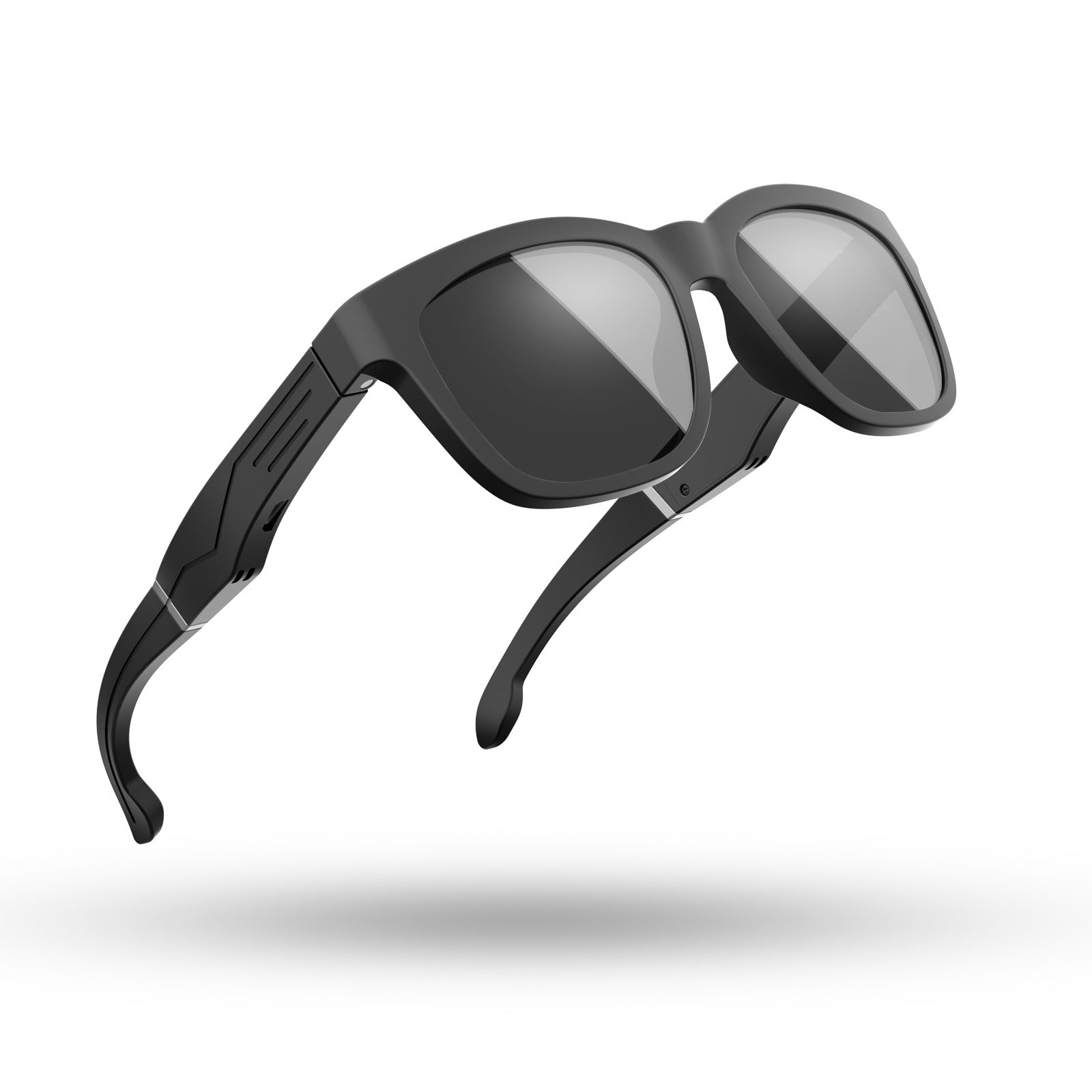 Bluetooth glasses, automatic color-changing lenses, polarized light, unisex, open earphones, hands-free calls, wearable devices, eye protection