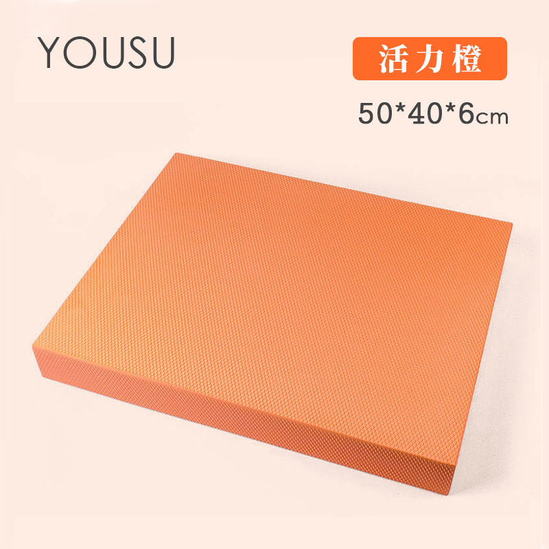 Balance Soft Bed Mat Slide Plate Fitness Plate Support Yoga Ankle Core Training Rehabilitation Equipment Thick Square Mat