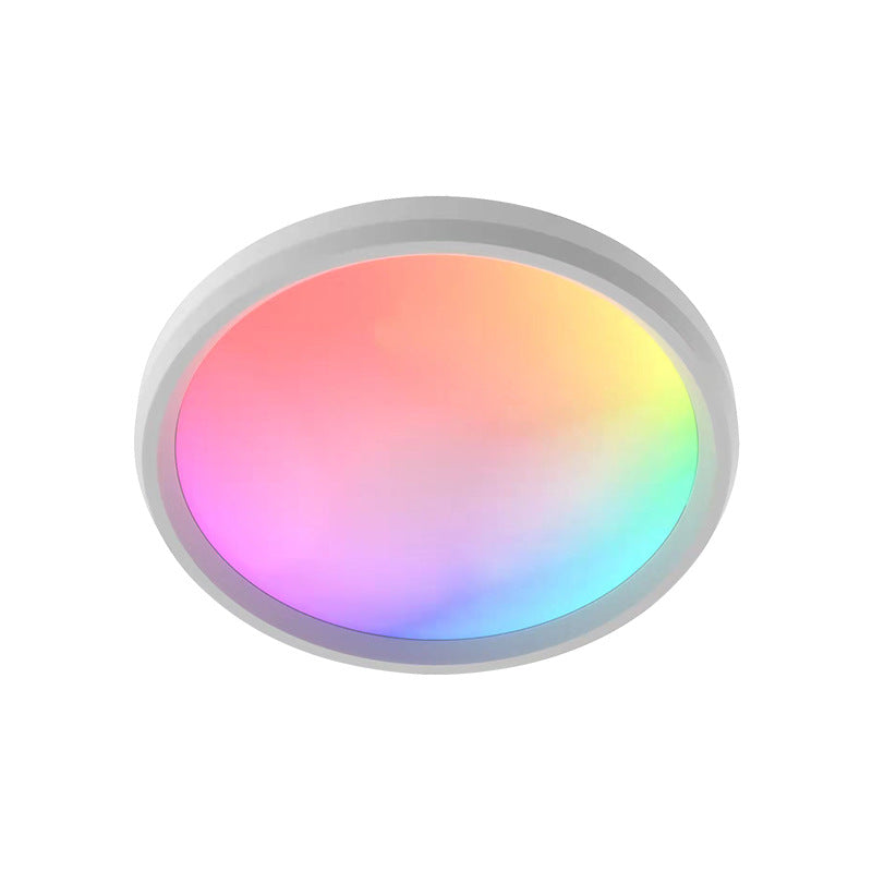 Smart graffiti ceiling light living room wifi bluetooth 2.4G remote control rgbcw dimming color dimming voice led ceiling light