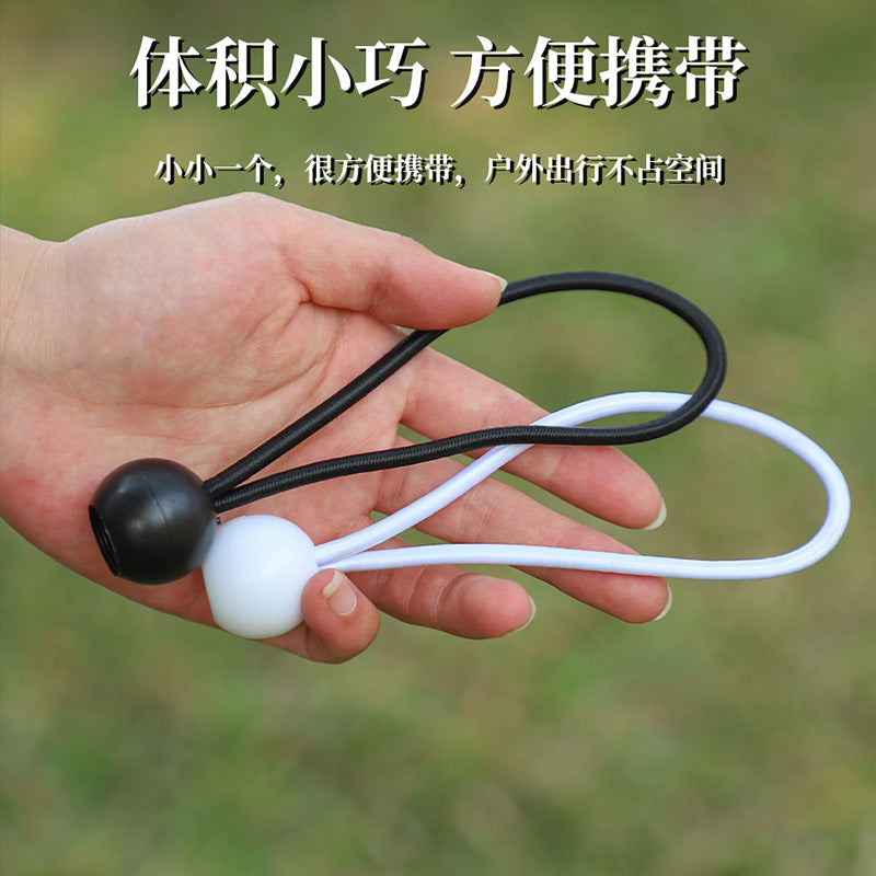 Outdoor camping travel equipment strapping rubber band luggage fixed elastic strapping rope storage elastic rope ball
