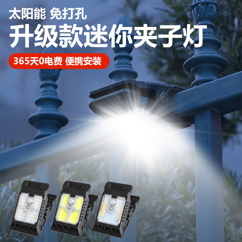 New Upgraded Smart Induction Solar Clip Light Outdoor Garden Light Garden Lighting Solar Wall Light