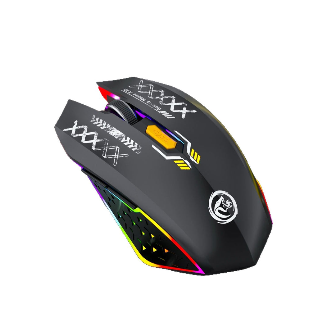 Damage wireless mouse Bluetooth silent charging luminous e-sports game mouse for laptop accessories