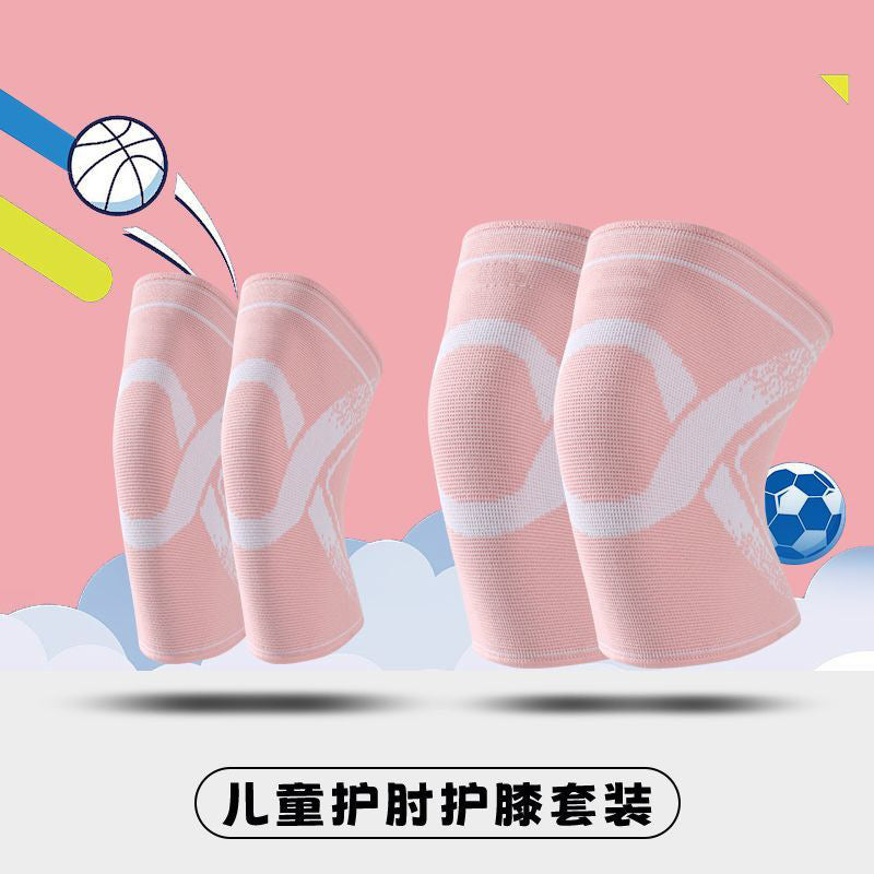 Children's sports football basketball knee pads elbow pads arm joints professional anti-drop breathable men's and women's sports protective gear winter