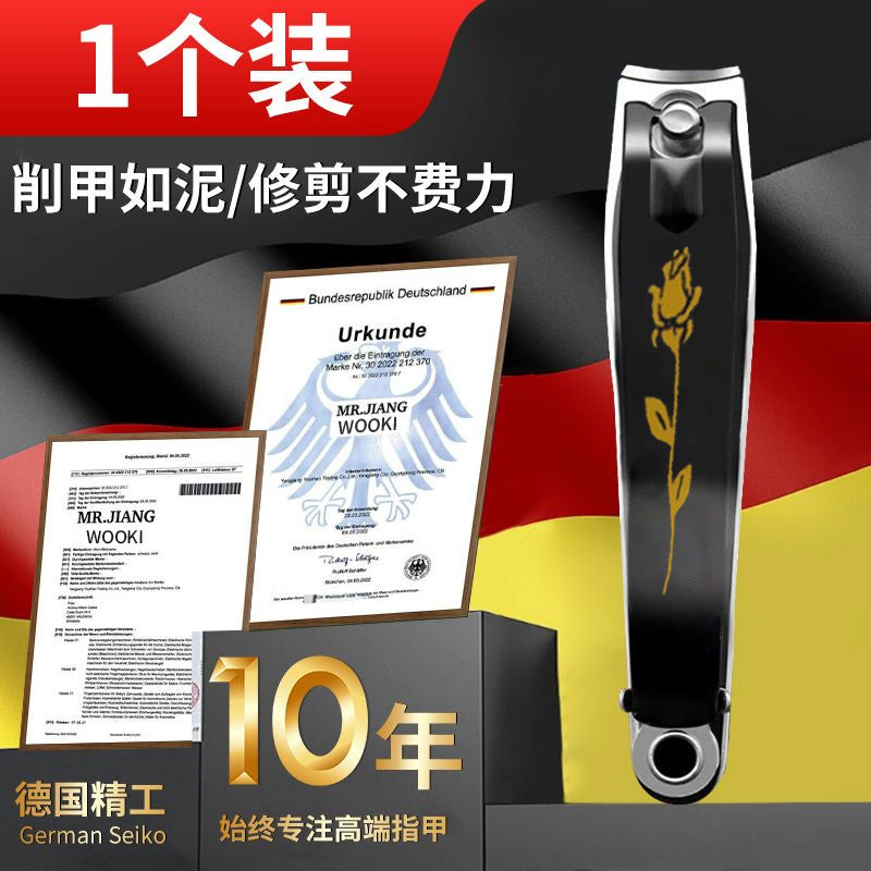 Nail scissors Single household nail clippers Original imported foot nail clippers Oblique mouth flat mouth nail repair tools Wholesale