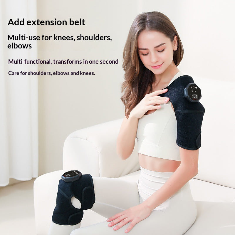 Electric Heated Knee Pads Massager Elbow Joint Care Instrument Legs Knee Hot Compress Vibration Massager Knee Pads Shoulder Pads
