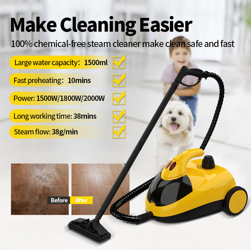 Cross-border car sauna steam range hood quick cleaning machine cleaning machine household carpet sofa cleaning machine