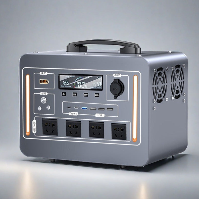 Flagship large-capacity outdoor mobile power supply 220v stall night market commercial self-driving camping portable durable high power