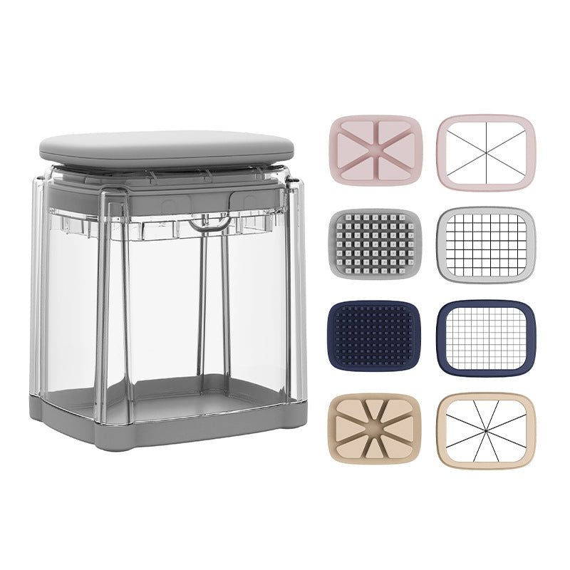 French fries special slicer household kitchen multi-functional press cutting artifact cucumber tomato dicing slicer