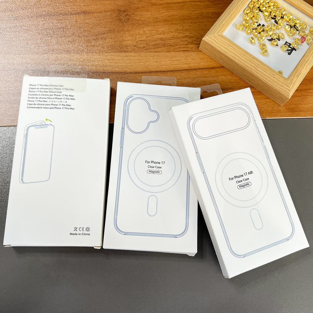 Suitable for Apple 12 magnetic case 7/8 large hole 13 acrylic 17ProMax anti-drop 16Pro transparent 14 protective cover