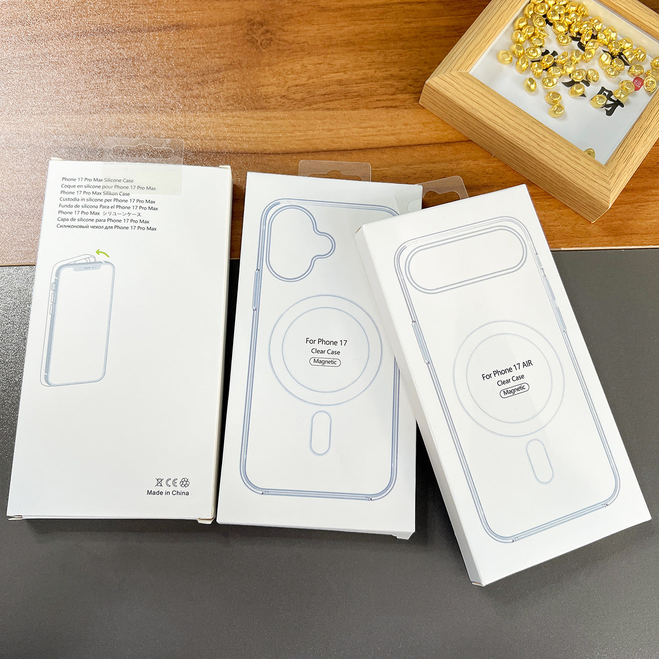 Suitable for Apple 12 magnetic case 7/8 large hole 13 acrylic 17ProMax anti-drop 16Pro transparent 14 protective cover