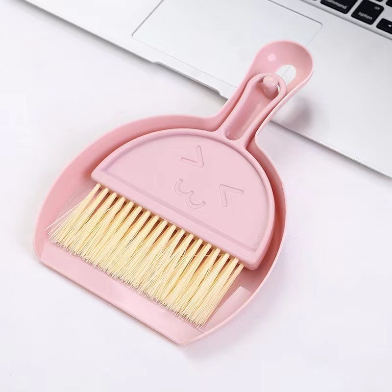 Home Desktop Makeup Desk Desk Mini Broom Keyboard Cleaning Brush Computer Keyboard Cleaning Brush Sweep with Shovel Set