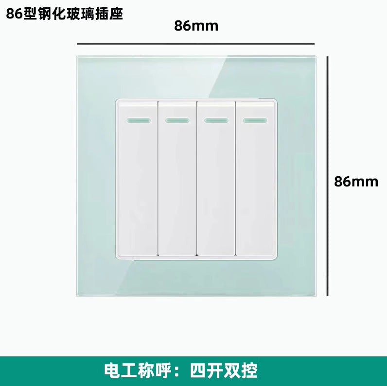 British 13A Hong Kong and Macao USB socket British standard porous TYPE-C charging panel switch electrical system