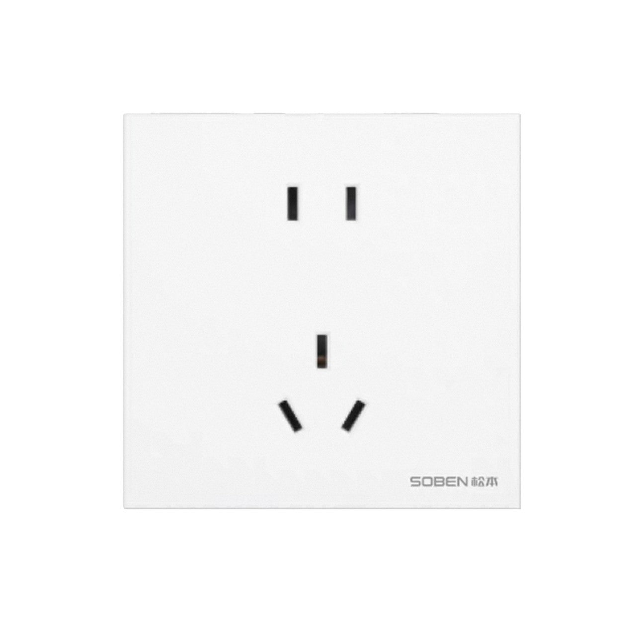 Matsumoto ultra-thin A7 skin feeling borderless five-hole 16aUSB power socket 86 two or three plug panel switch plug