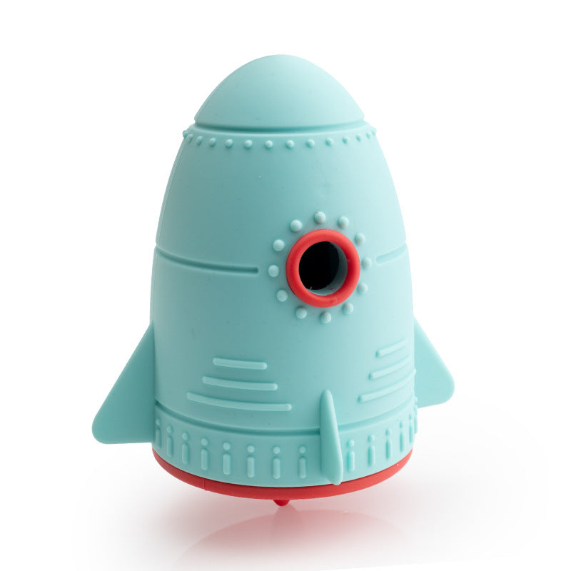 Cross-border new silicone pet slow food toys, pet educational leaks, cat and dog universal gnawing and soothing toys