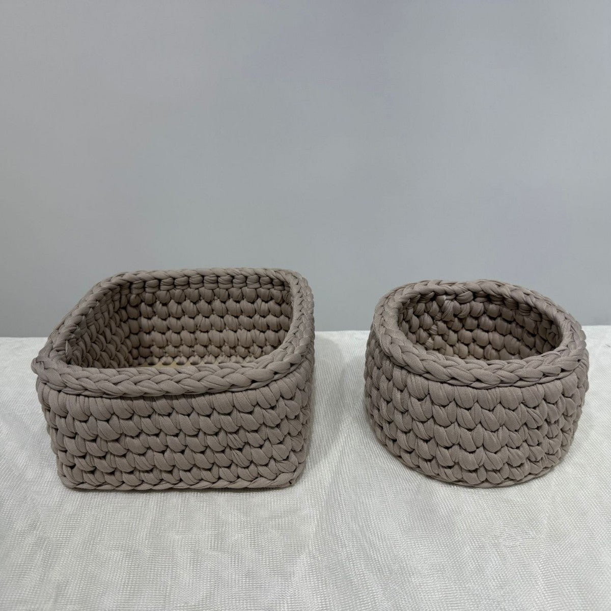New custom Japanese storage basket, household daily necessities, cloth strip storage basket, living room ornament, storage, simple style