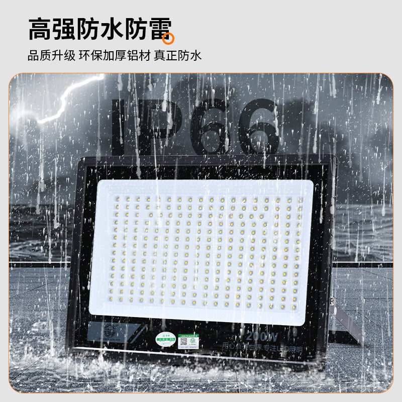 Yaming small apple led flood light outdoor waterproof strong light super bright construction site factory room searchlight outdoor lighting