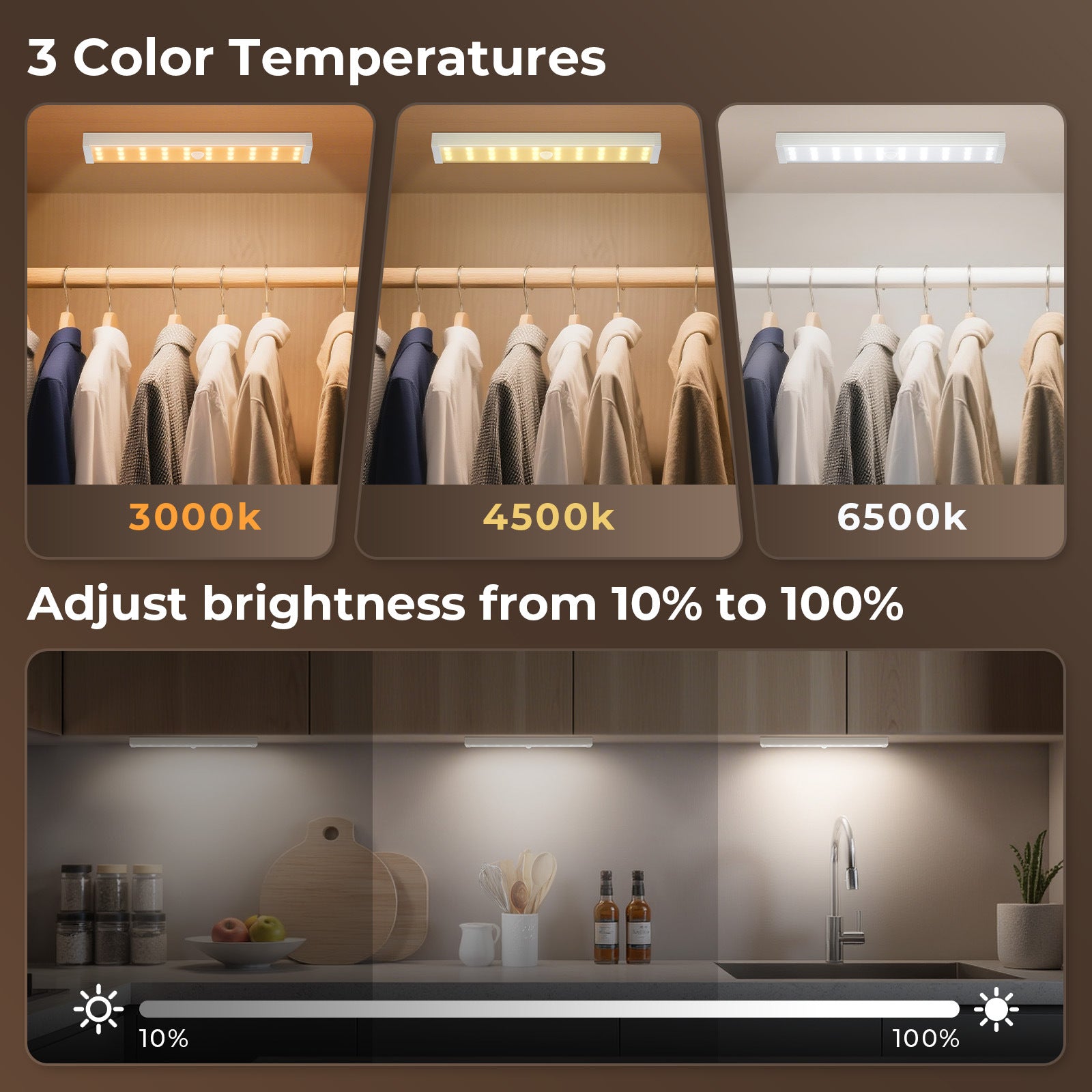 The new popular led magnetic induction light is on when people come, bedroom cabinet, bedside intelligent lighting atmosphere night light