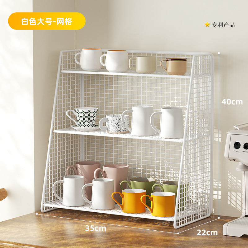 Cosmetics storage box, desktop shelf, household dresser, skin care product mask, multi-layer partition, sundries storage basket