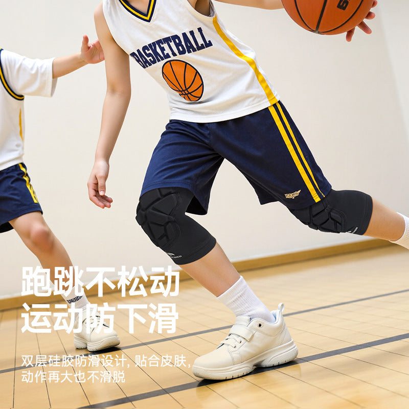 Children's knee pads Sports protection Breathable football Basketball Outdoor sports Knee pads Professional knee anti-drop durable