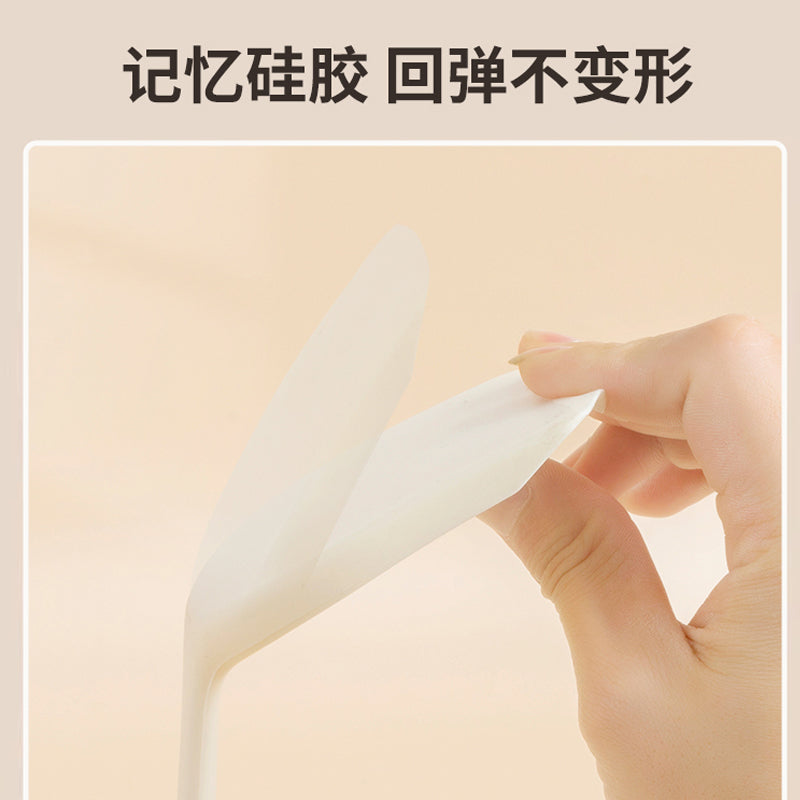Off-white silicone spatula household non-stick pan special high temperature resistant cooking spoon shovel food grade kitchen utensils set