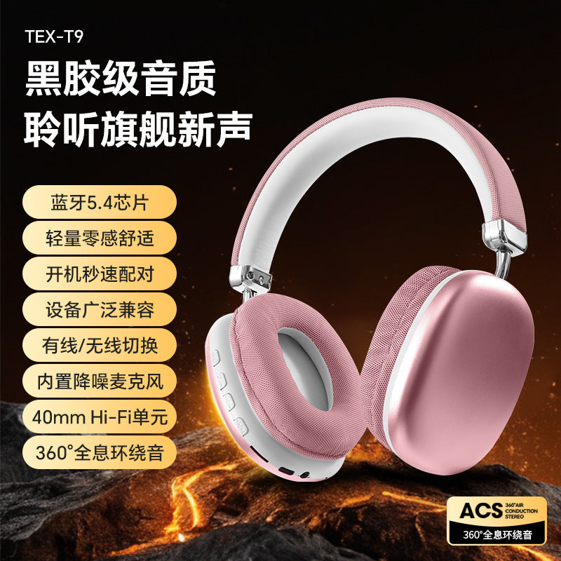 Huaqiangbei cross-border new wireless headset Bluetooth with microphone manufacturer in stock, long battery life without pain