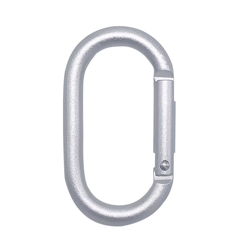 Aluminum alloy runway climbing buckle, oval climbing hook, special-shaped safety buckle rectangular Bluetooth speaker accessories