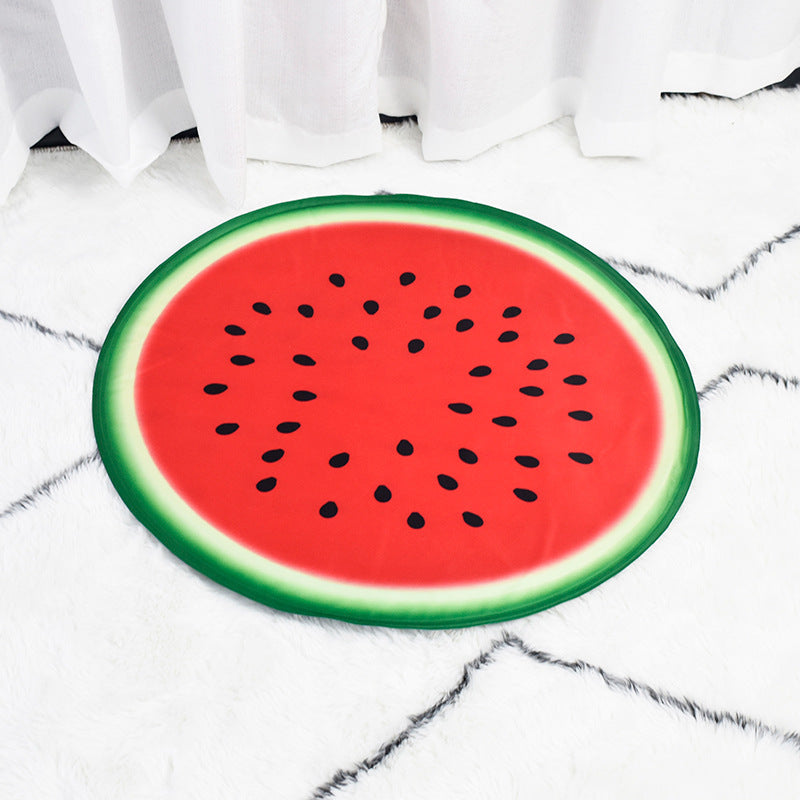 Round Fruit Pet Cooling Cushion Dog Pet Ice Cushion Teddy Bite-resistant Cat Mat Summer Cooling Daily Necessities