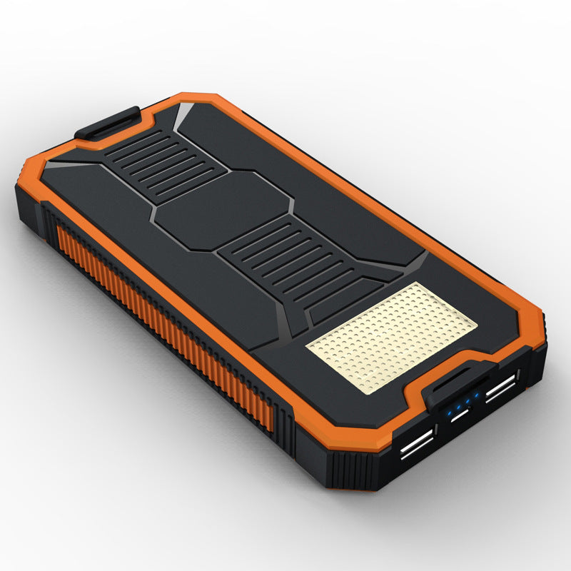 Solar outdoor power bank, large capacity 20,000 mAh mobile power supply, portable travel energy storage power supply