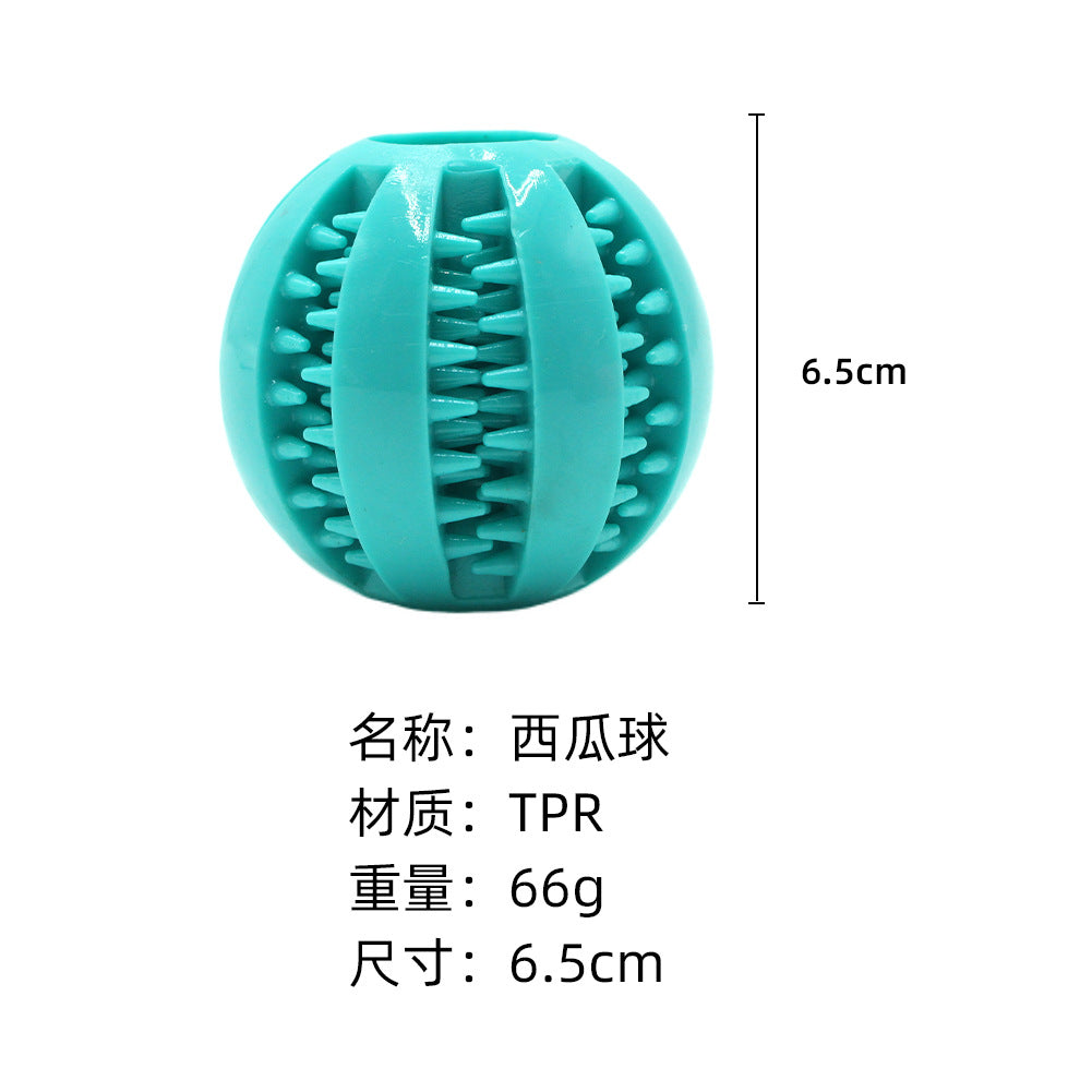 Pet supplies factory wholesale Amazon popular dog toy molar stick can't bite bad toy ball leaks Frisbee