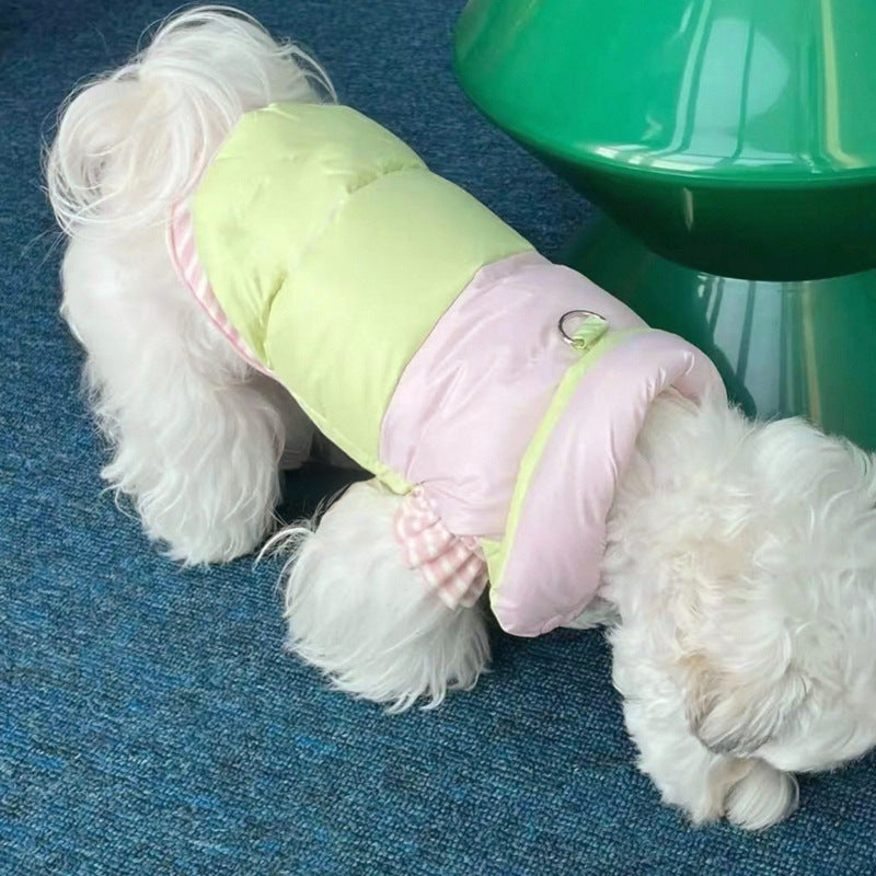 Dog cotton coat vest teddy cat small dog dog clothes Bigbear VIP Pomeranian Yorkshire autumn and winter clothing