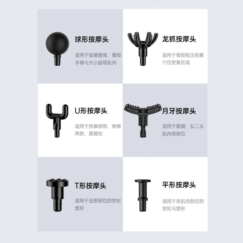 Cross-border fascia gun Amazon electric muscle relaxation massager household charging massage gun factory wholesale