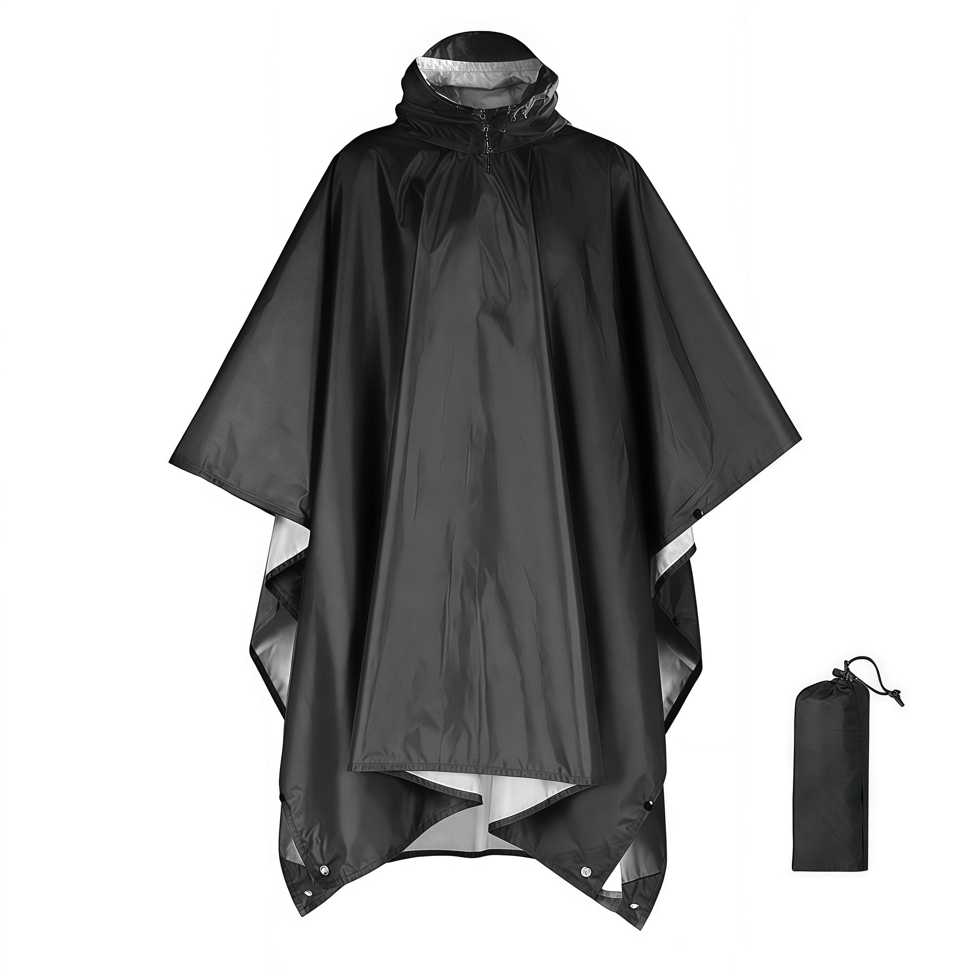Fashion cape raincoat large size trench coat poncho cycling hiking rafting water play travel outdoor rainstorm protection