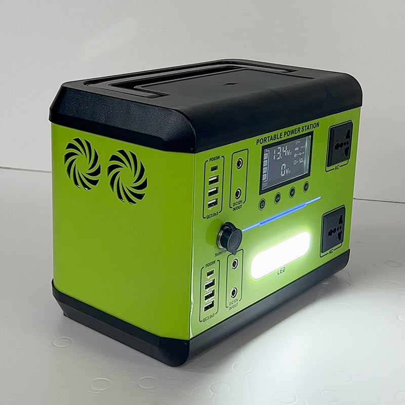 Cross-border outdoor portable mobile power supply large-capacity solar energy storage camping stall emergency high-power power supply