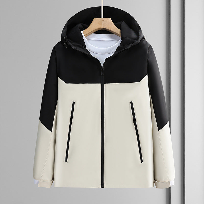 Windproof and waterproof outdoor team clothes solid color thin workwear tooling jacket workwear jacket custom printed logo