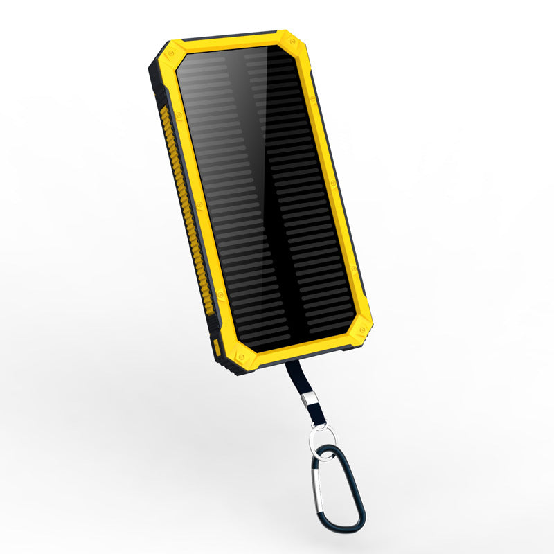Solar outdoor power bank, large capacity 20,000 mAh mobile power supply, portable travel energy storage power supply