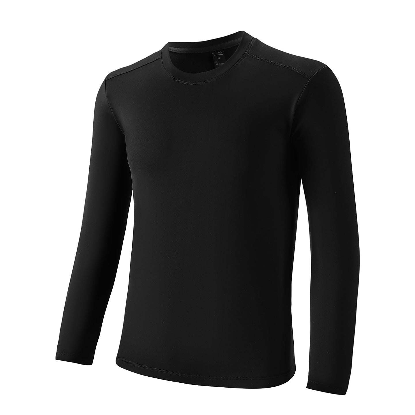 Outdoor running fitness sportswear moisture-absorbing quick-drying bottoming top men's and women's casual slim-fit crew neck long-sleeved t-shirt