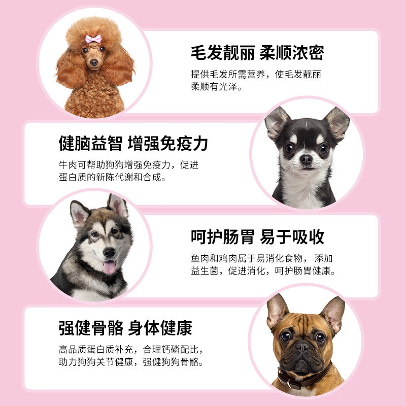 Wang Wang Food Dog Food Golden Retriever Labrador Horse Dog Samoyed Teddy Pomeranian Adult Puppy 10 Universal 20 kg